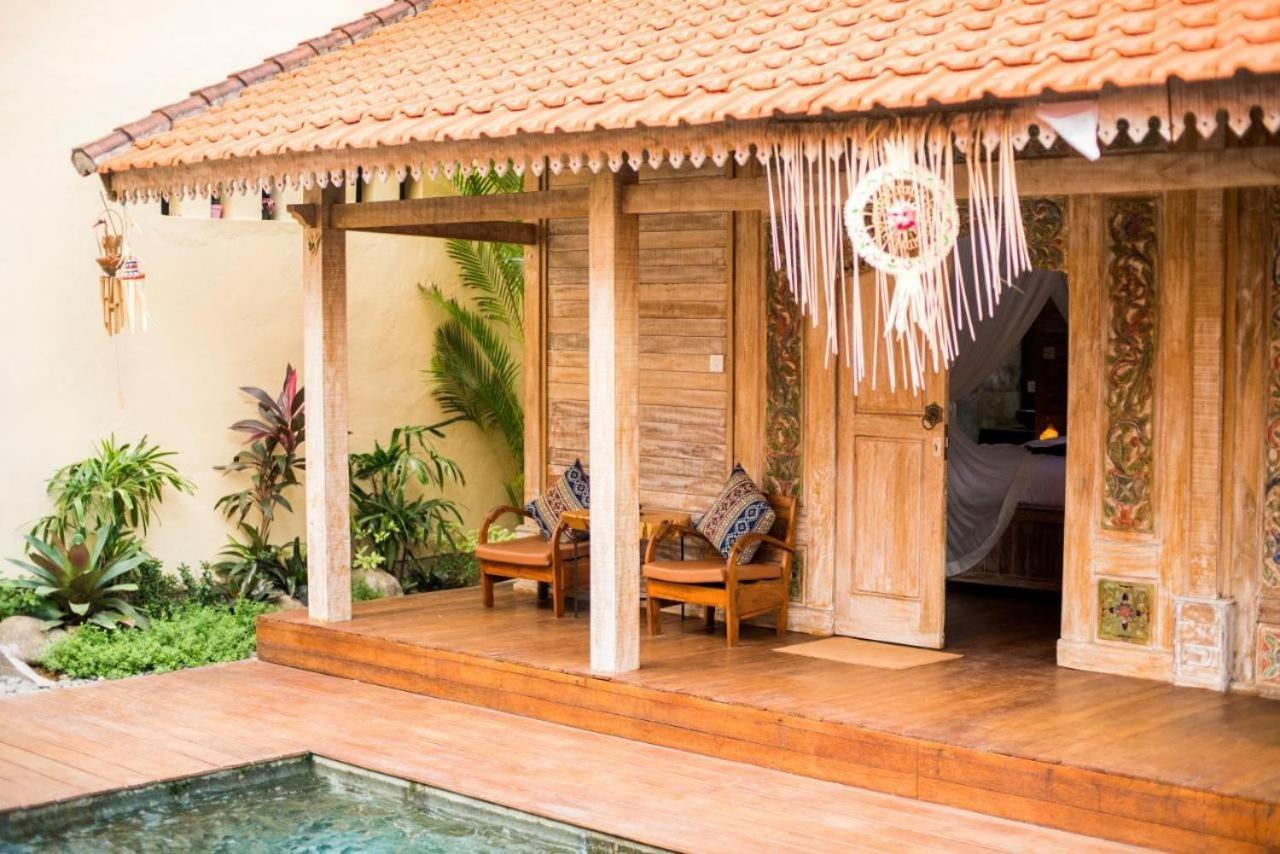 Canggu Paradise:Private House/Room Apple Near Pool Exterior foto